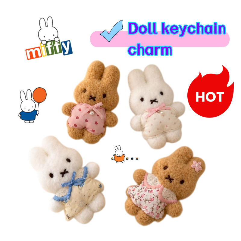 Staedtler Pencil Lumocolor - New Miffy rabbit Doll Keychain Pendant