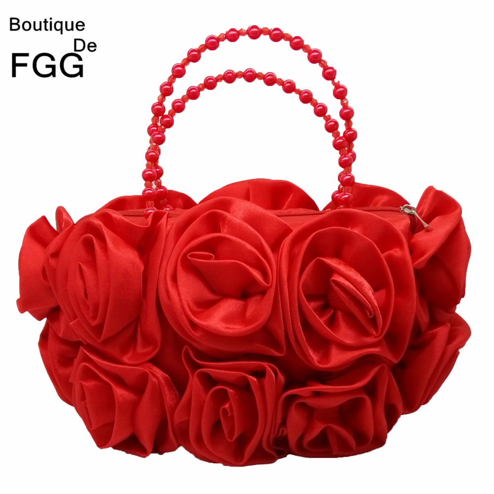 Tote Bag Sublimation - Boutique De FGG Red Flower Rose