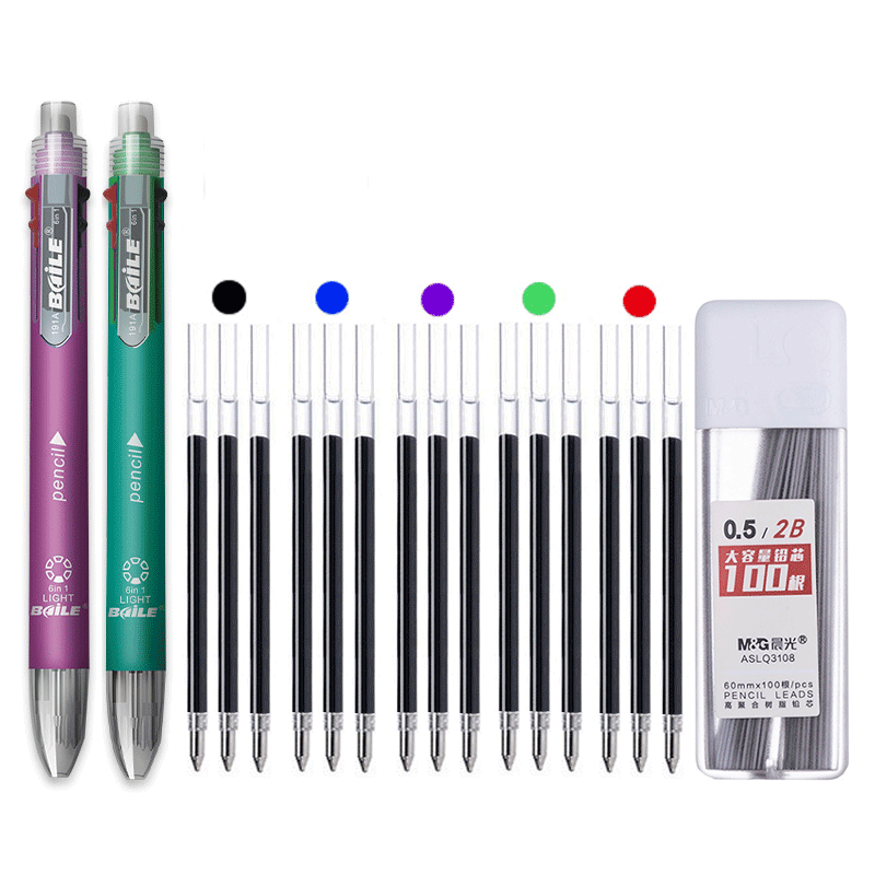 6 in 1 MultiColor Pen Ballpoin - Staedtler Pencil Lumocolor review and price