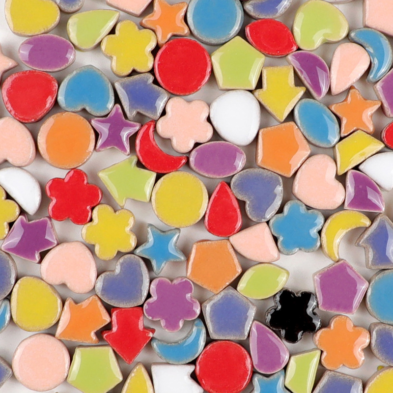 50g 1cm Multicolor Ceramic Irr - Ceramic Tile Blank review and price