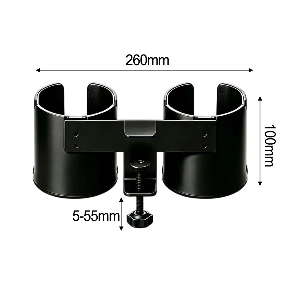 Double Cup Desk Clamp Holder f - Tumbler 20Oz White review and price