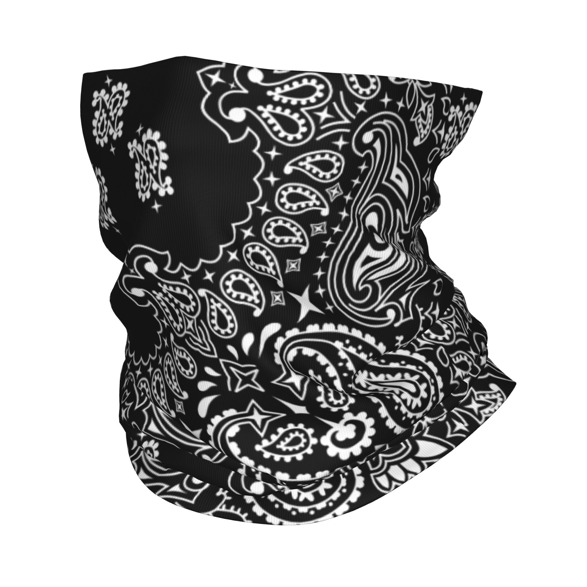 Custom Black And White Paisley - Bandana Blank White review and price