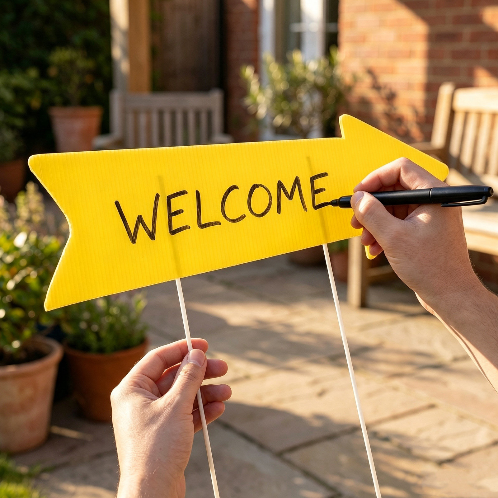 10pcs Arrow Yard Signs With St - Yard Sign Blank review and price