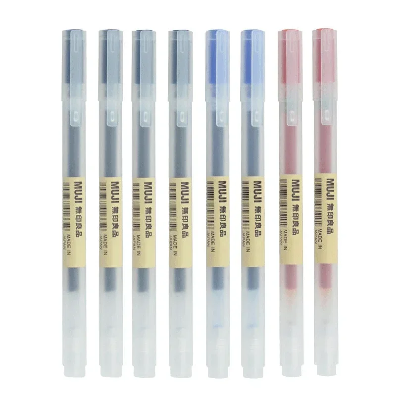 6/8Pcs/Set MUJIs Gel Pen Black - Pilot Pen G2 review and price
