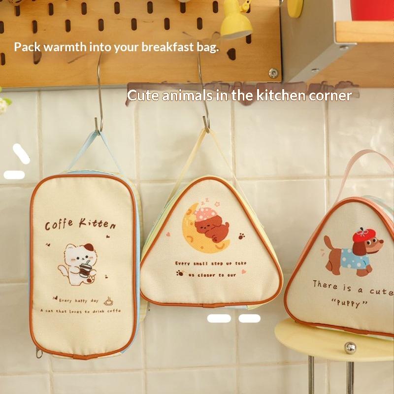 1Pc Cute Cartoon Thermal Lunch - Tote Bag Sublimation review and price
