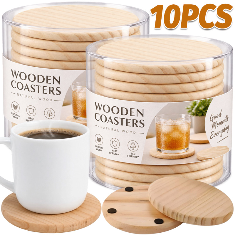 Round Blank Wooden Coasters Bo - Water Bottle Blank review and price
